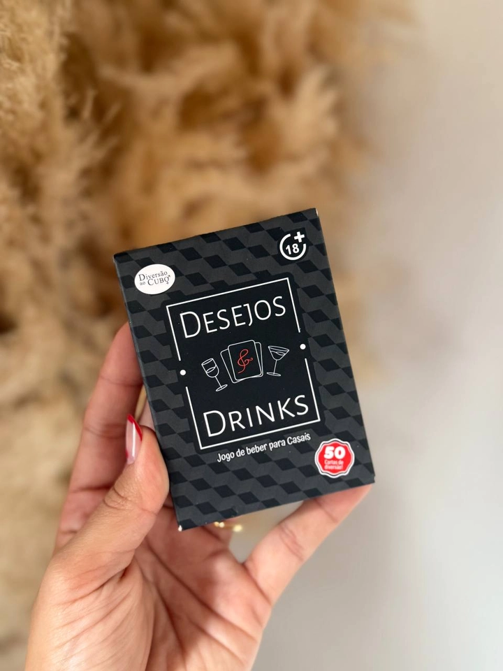 Desejos e Drinks Jogo de Cartas Diversão ao Cubo