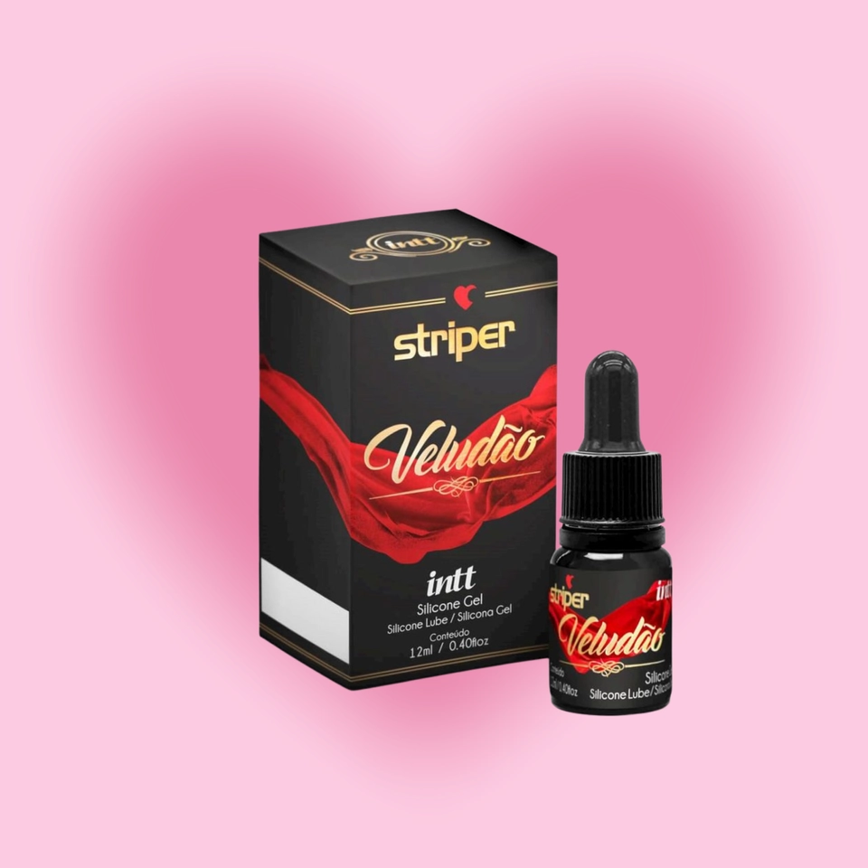 Intt Veludão Gel em Silicone para Masturbação Striper 12ml Intt