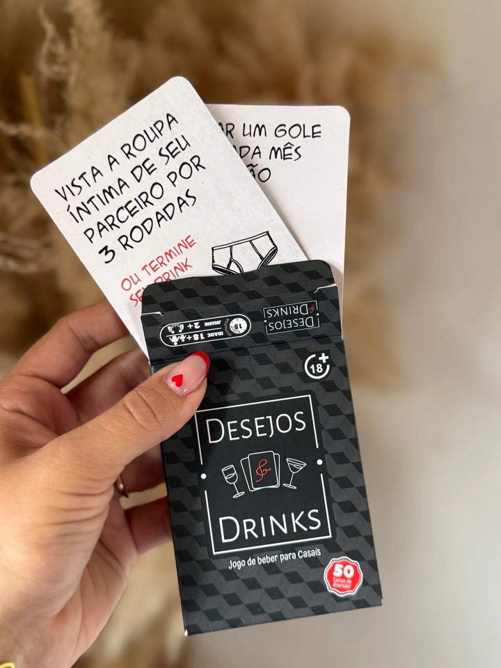 Desejos e Drinks Jogo de Cartas Diversão ao Cubo - 3