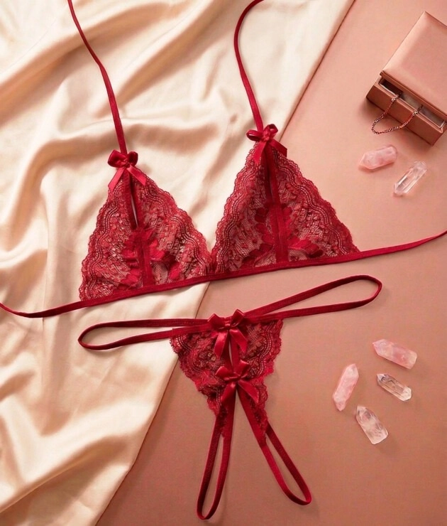 Conjunto Sexy com Abertura Íntima – Daphne
