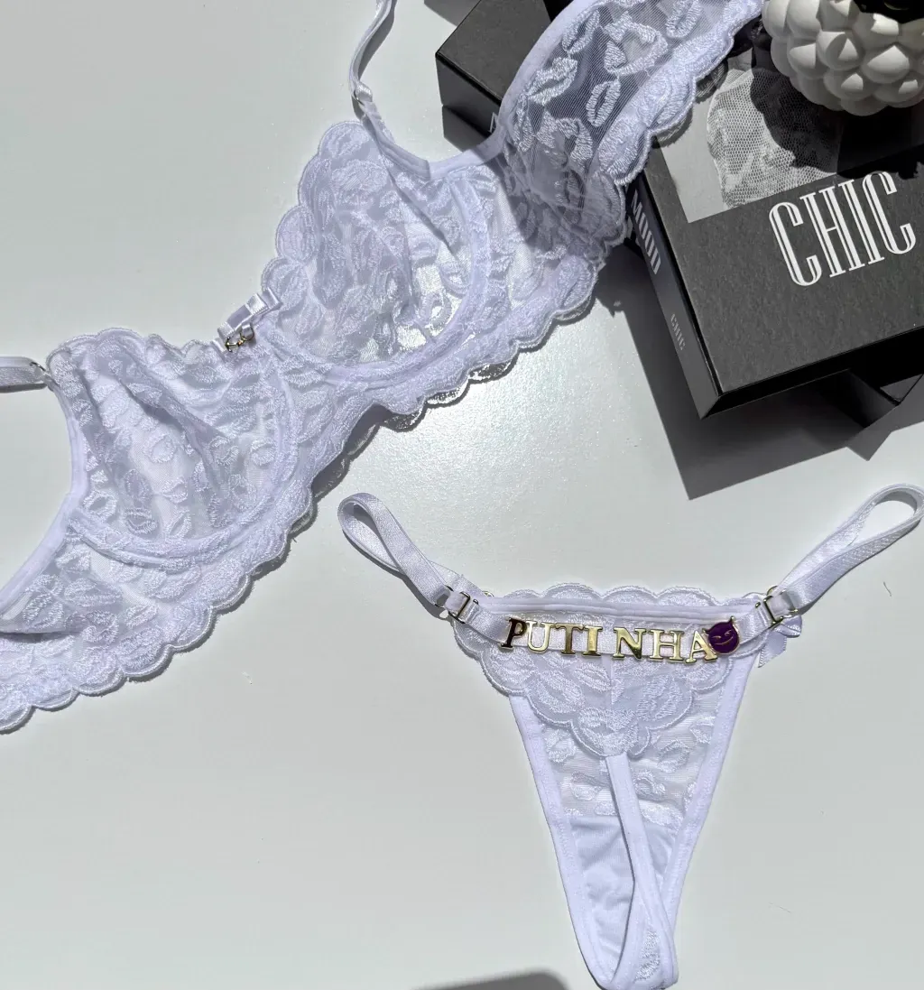 Conjunto Bibi branco - personalizável (LETRAS VENDIDAS SEPARADAMENTE) - 6