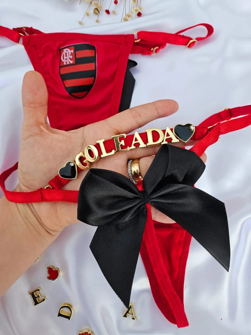 Calcinha FLAMENGO personalizável  - 3