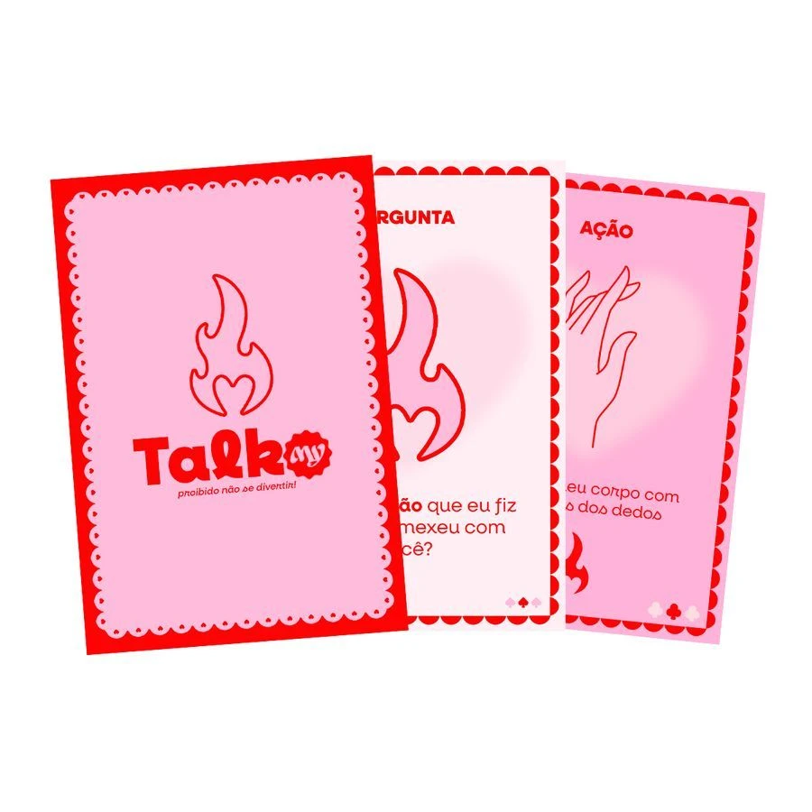 TalkMy Baralho Interativo Perguntas e Ações 54 Cartas - 2