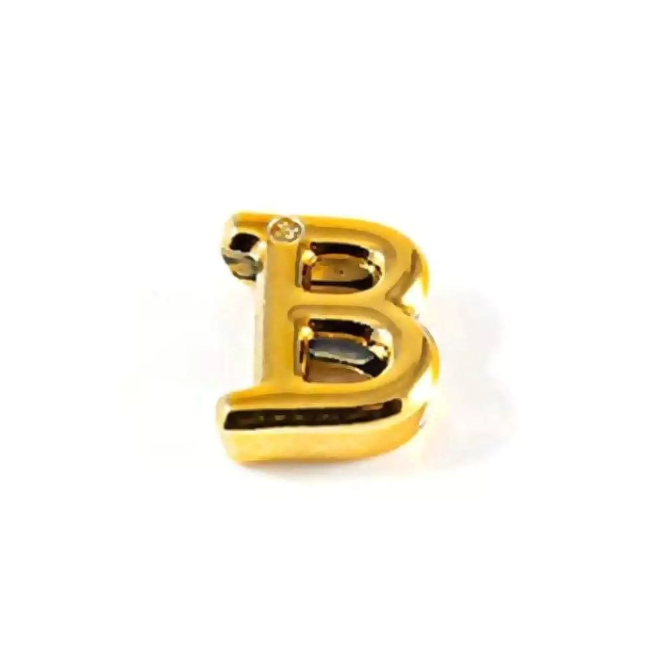 LETRAS CONSOANTES ABS DOURADA STRASS - 2