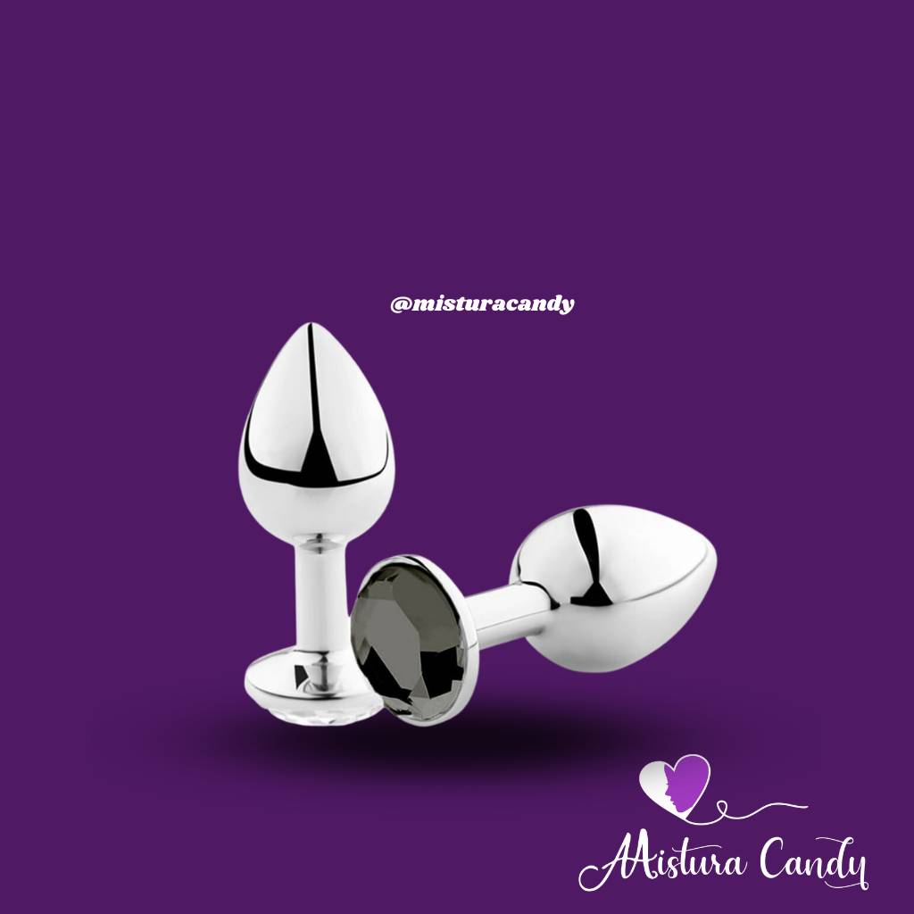 PLUG DIAMANTE NEGRO  - 1
