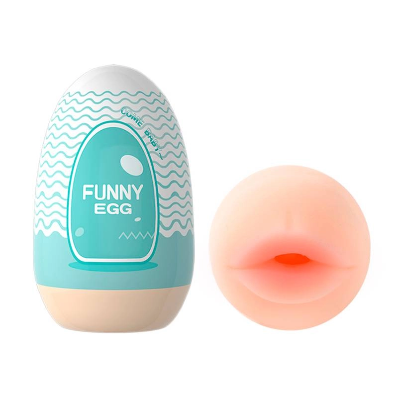Masturbador - Egg - Formato Anatômico com texturas internas - Estimulador de Silicone - 2
