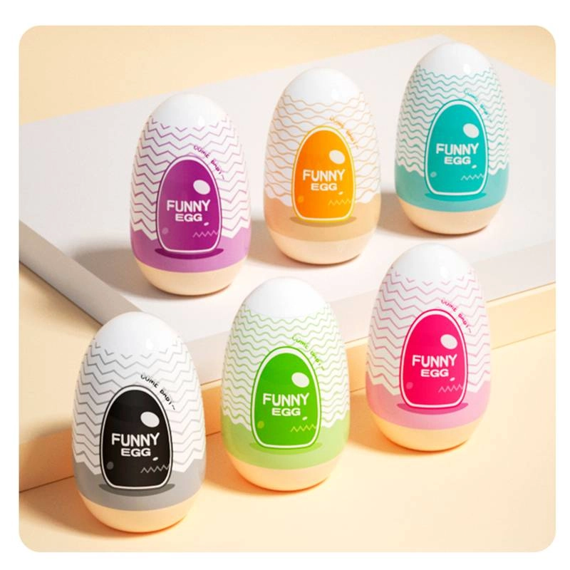 Masturbador - Egg - Formato Anatômico com texturas internas - Estimulador de Silicone - 1