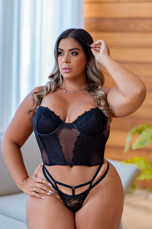 Cropped em tule e renda  - 3