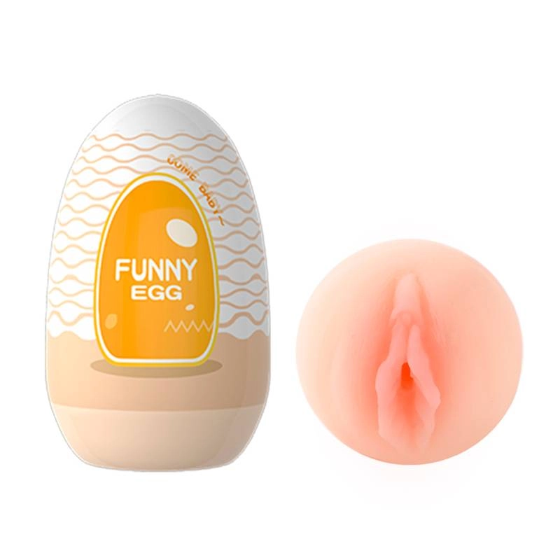 Masturbador - Egg - Formato Anatômico com texturas internas - Estimulador de Silicone - 3