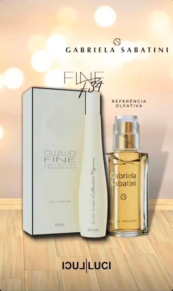PERFUME FEMININO F34 GABRIELA SABATINI - 1