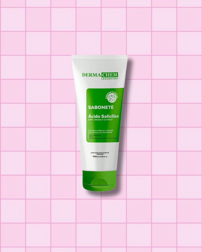 Sabonete facial ácido salicílico - dermachem 