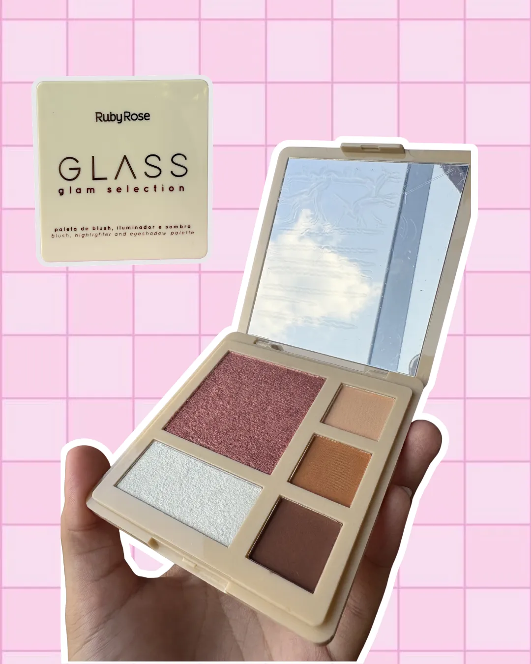 Paleta Glam Selection - Ruby rose Glass - 1