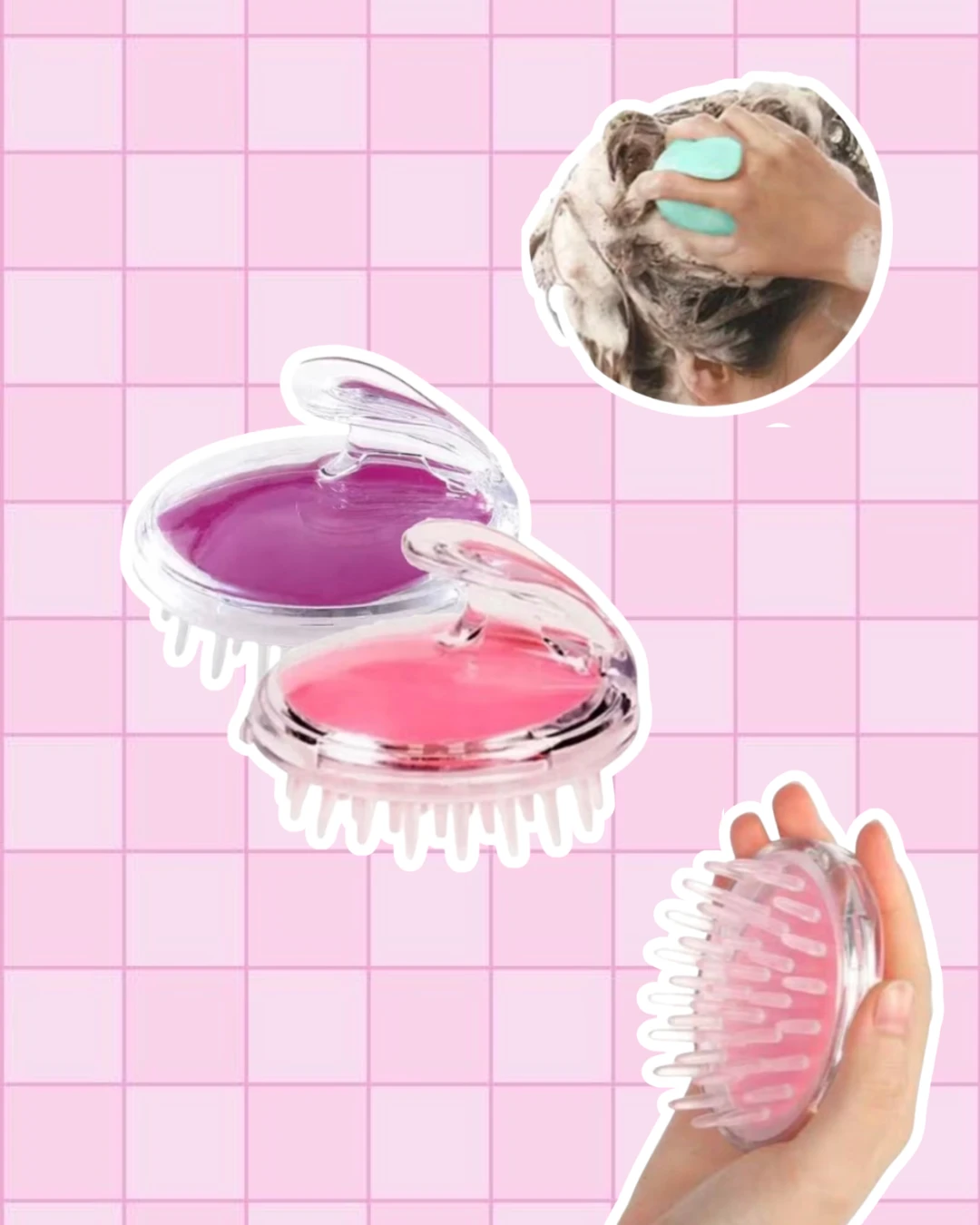 Escova massageadora para banho - 1