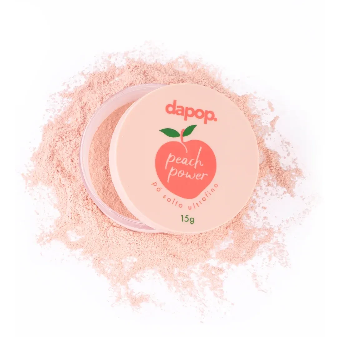 PÓ SOLTO ULTRAFINO PEACH POWER PÊSSEGO - DAPOP - 2
