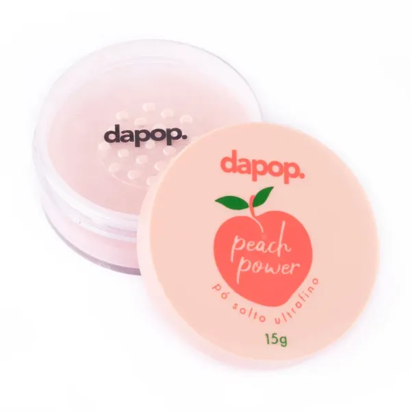 PÓ SOLTO ULTRAFINO PEACH POWER PÊSSEGO - DAPOP - imagem 3
