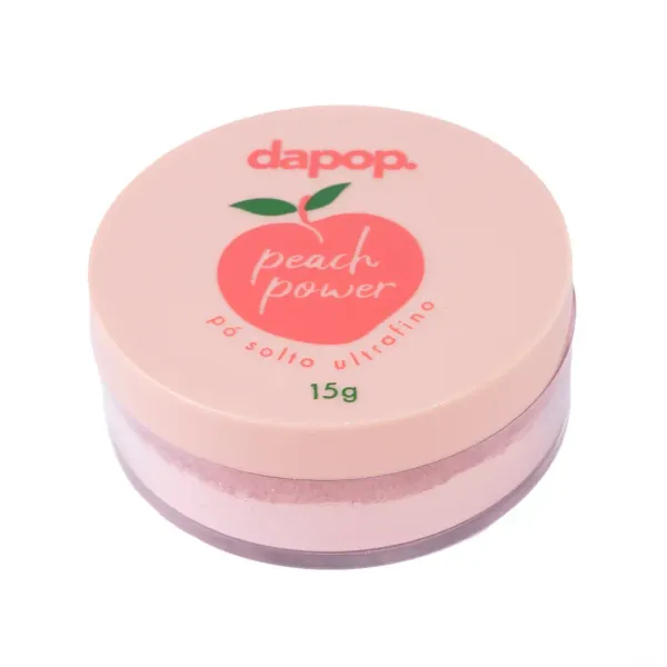 PÓ SOLTO ULTRAFINO PEACH POWER PÊSSEGO - DAPOP - imagem 4