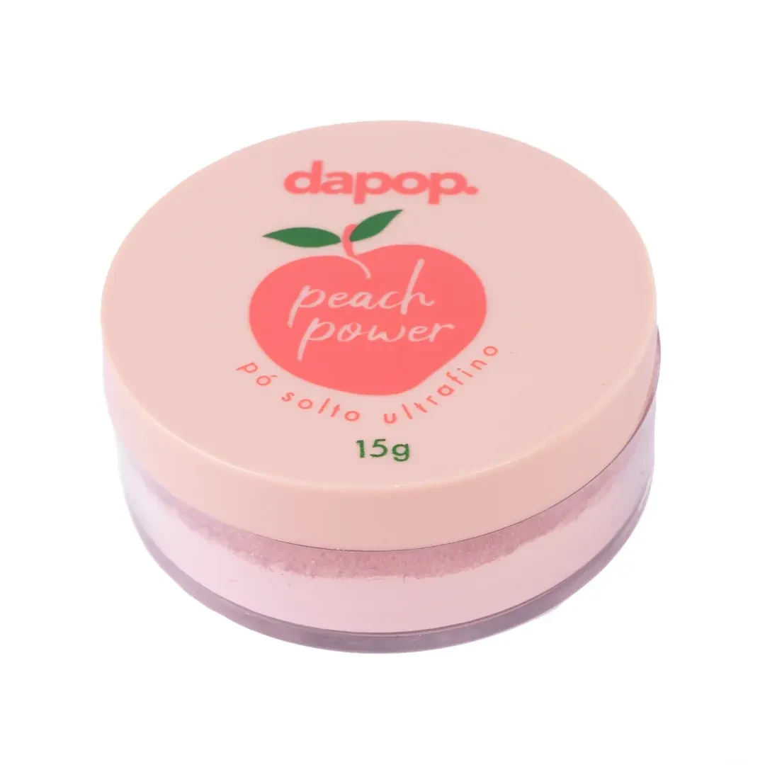 PÓ SOLTO ULTRAFINO PEACH POWER PÊSSEGO - DAPOP - 4