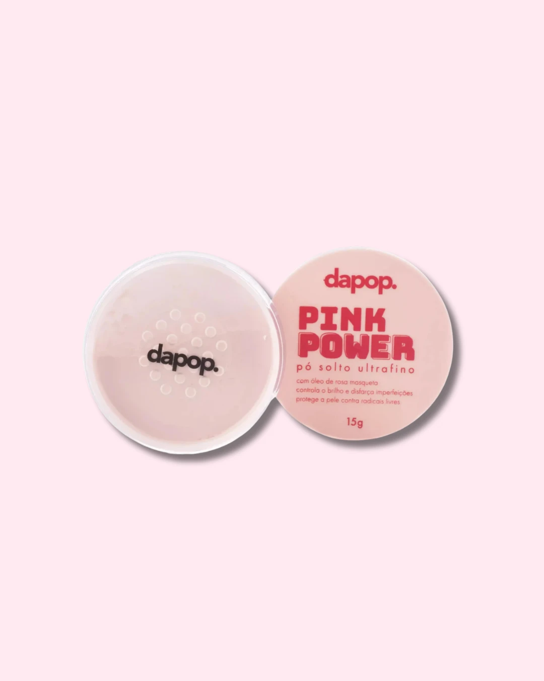 PÓ SOLTO PINK POWER ROSA MOSQUETA - DAPOP - 1