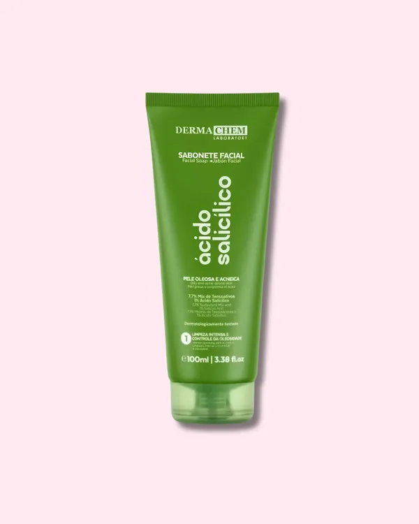 Sabonete facial ácido salicílico - dermachem 