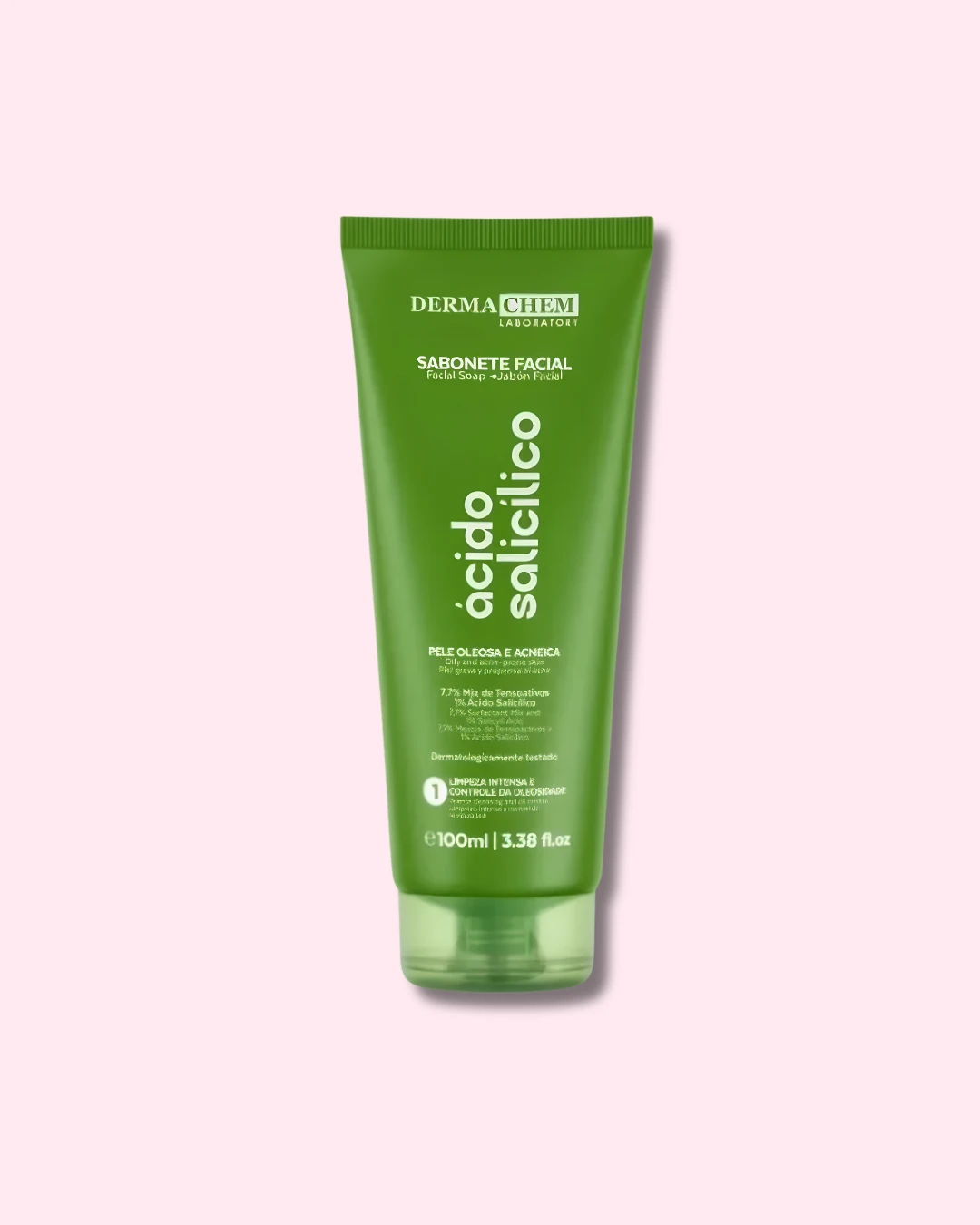 Sabonete facial ácido salicílico - dermachem  - 1