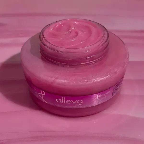 Geleia Iluminadora Corporal Rose Essence - Alleva - imagem 4