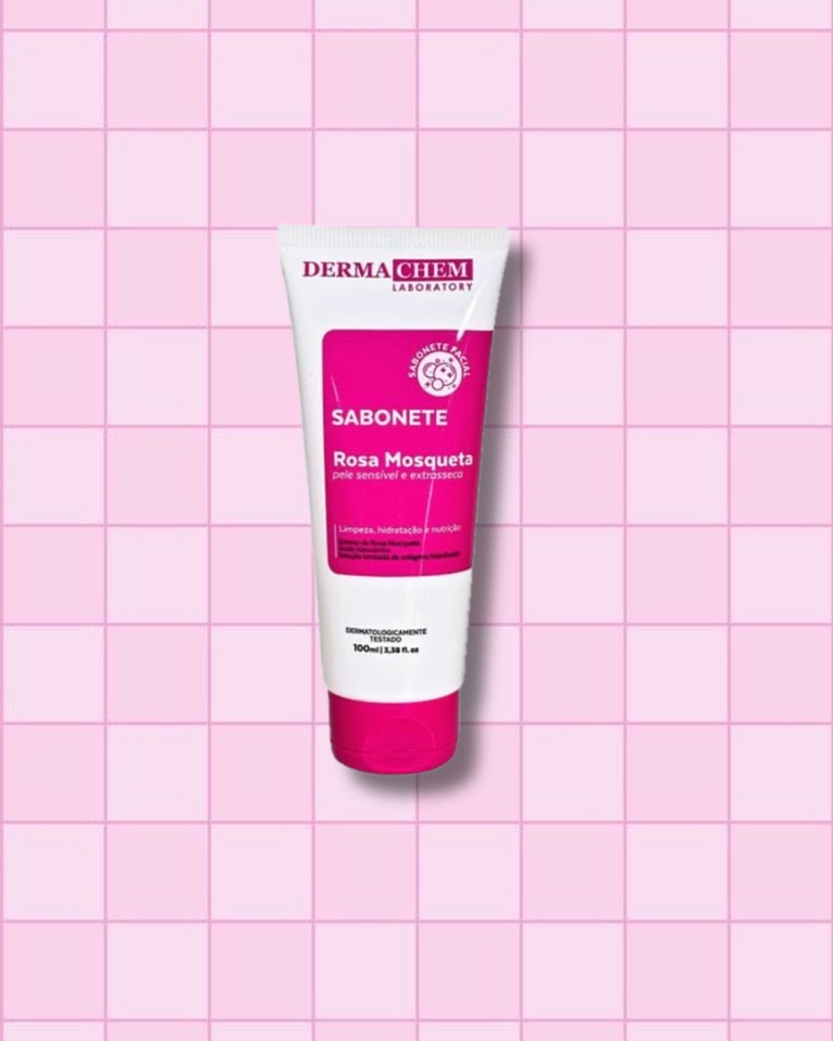 Sabonete facial rosa mosqueta - dermachem 