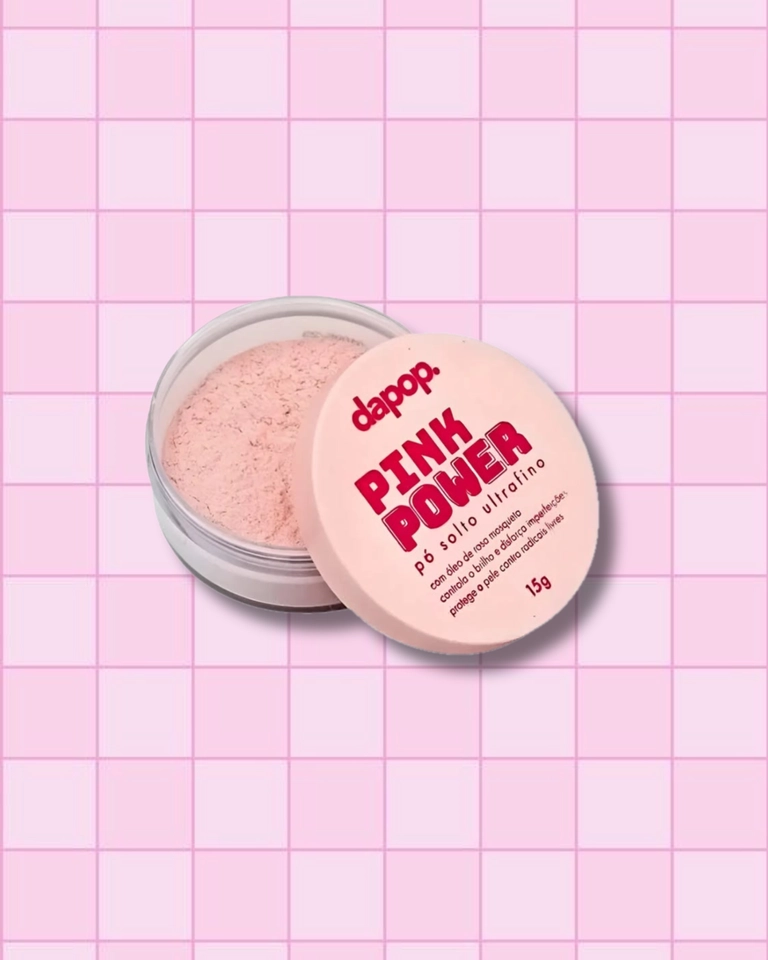 Pó solto pink power - dapop - 1