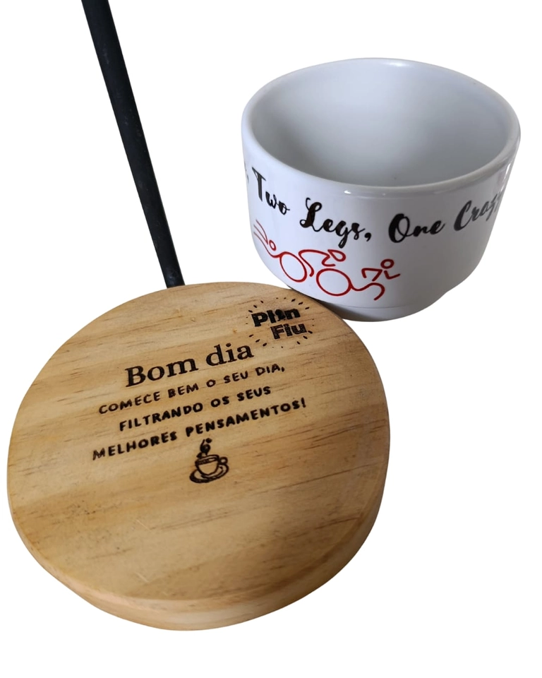 xícara Personalizada+Mini coador - 3