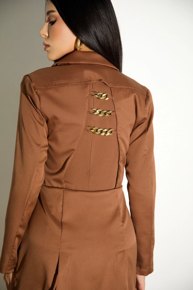 Conjunto vestido + blazer Louise  - 6