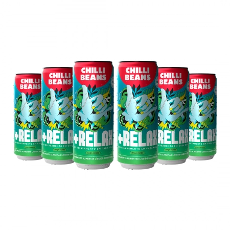 Bebida Chilli Beans + Relax Sabor Maçã Verde Lata 310ml - 2