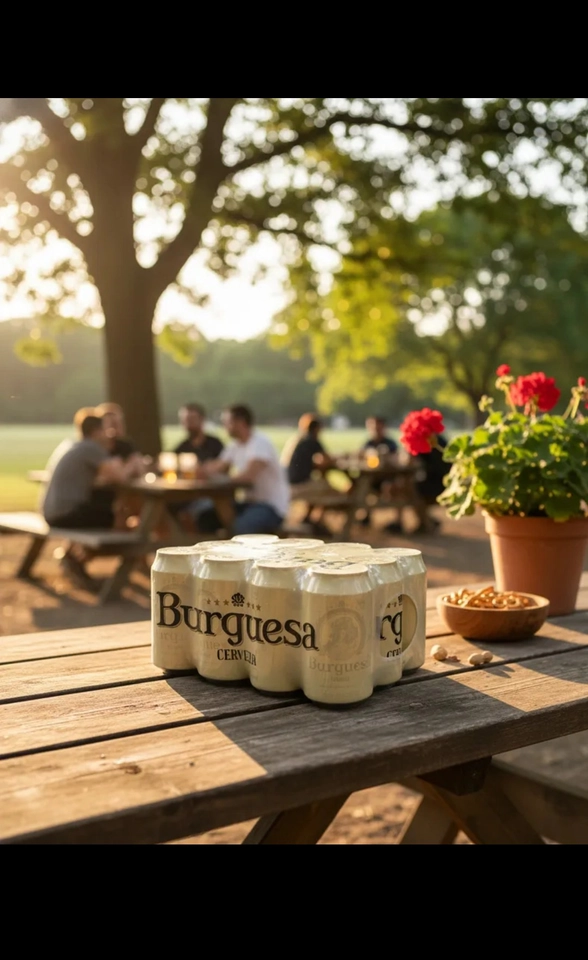 Cerveja Burguesa cx 12 Latas 350 ml  - 1