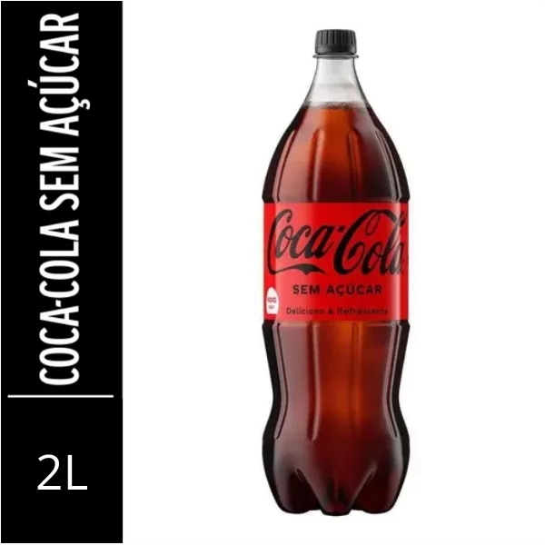 Coca-cola 2L zero açúcar  - 1