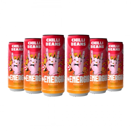 Energético Chilli Beans + Energia Sabor Mango Lata 310ml - 2