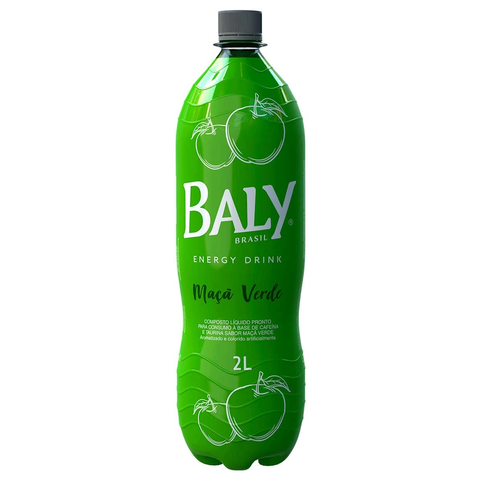 Energético Baly Maçã Verde 2L 