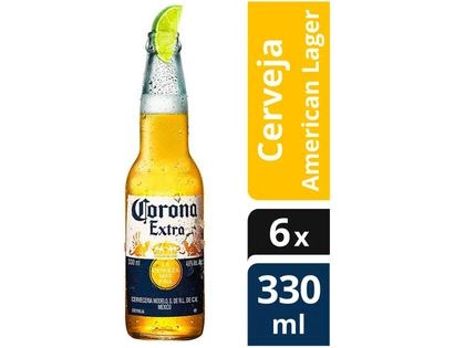 Cerveja Corona long Neck 6 Unidades 330 Ml  - 2