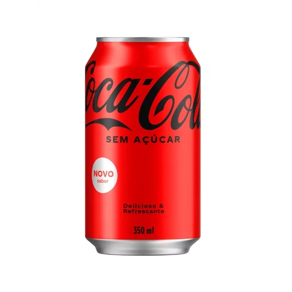 Coca-cola 350ml zero açúcar  - 1