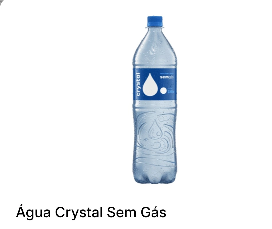 Água Cristal Sem Gás 1,5 L 