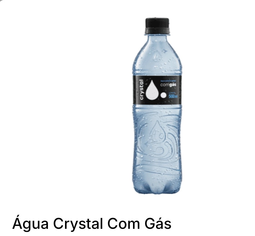 Água Cristal Com Gás 500 Ml 