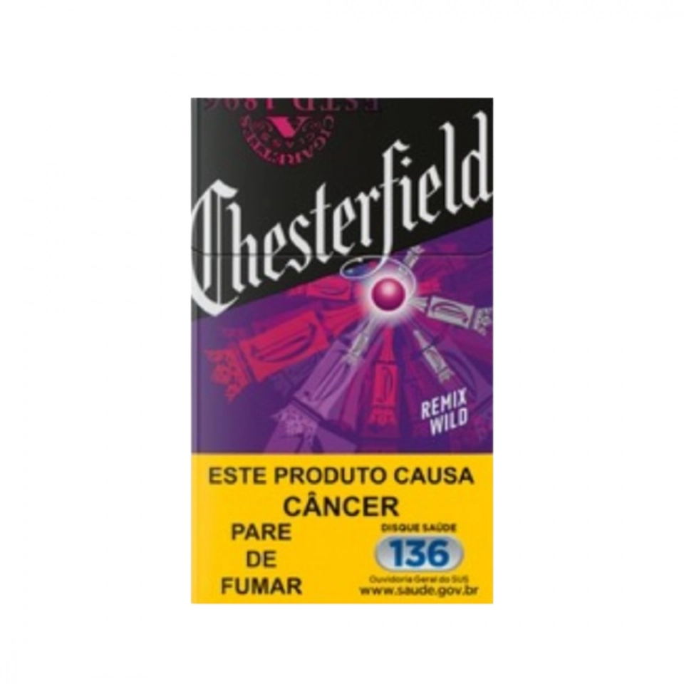 Chesterfield Remix Roxo Sabor Uva Com Frutas Vermelhas e Menta 