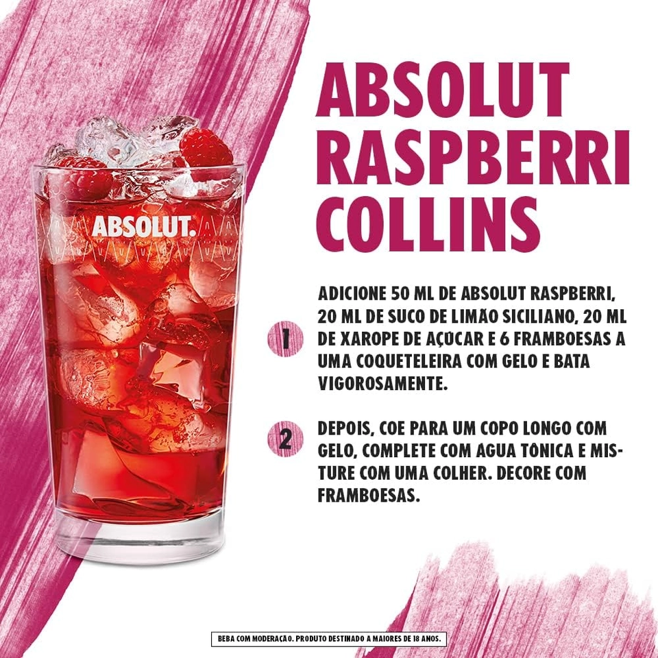 Absolut Raspberry 750 ml  - 2