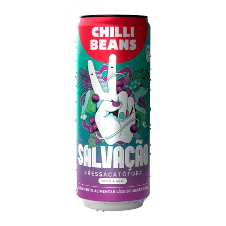 Bebida Chilli Beans Salvação Sabor Coco E Açaí Lata 310ml - 1