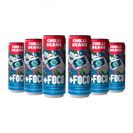 Bebida Chilli Beans + Foco Sabor Cool Blueberry Lata 310ml - 2