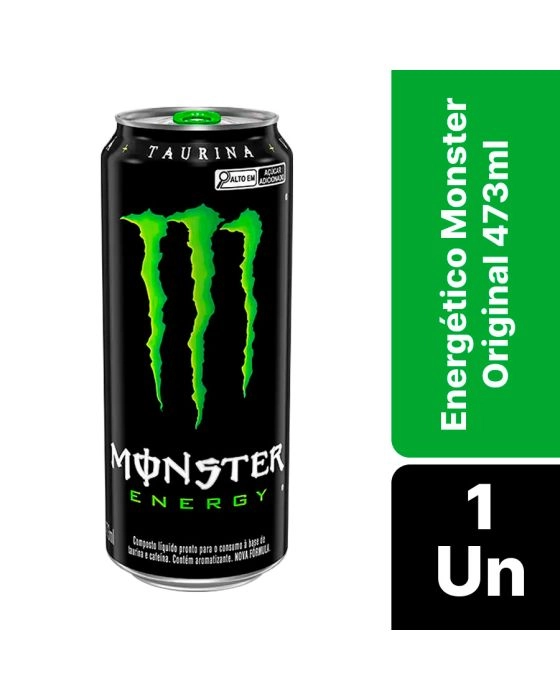 Monster Tradicional Lata 473 ml Peck Com 6 Unidades 