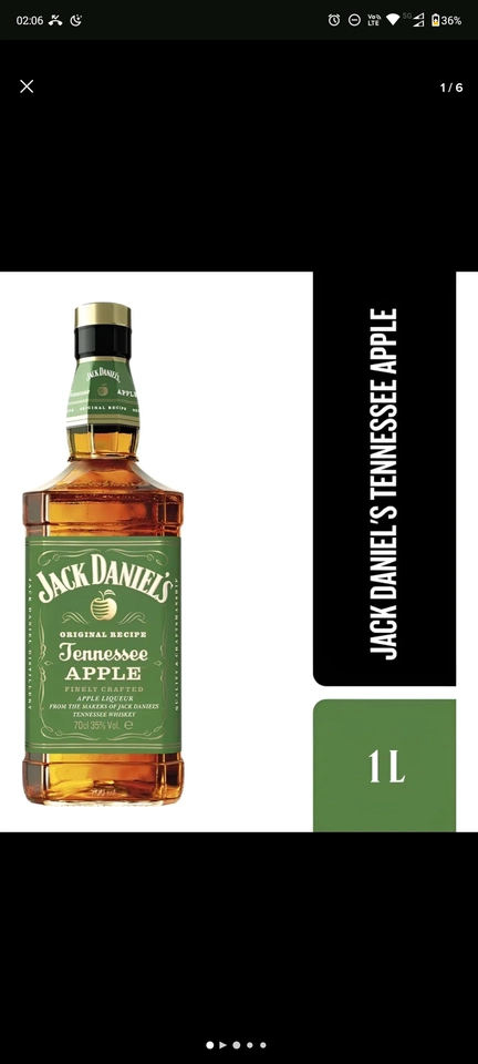 Jack Daniel's Maçã 1L - 1