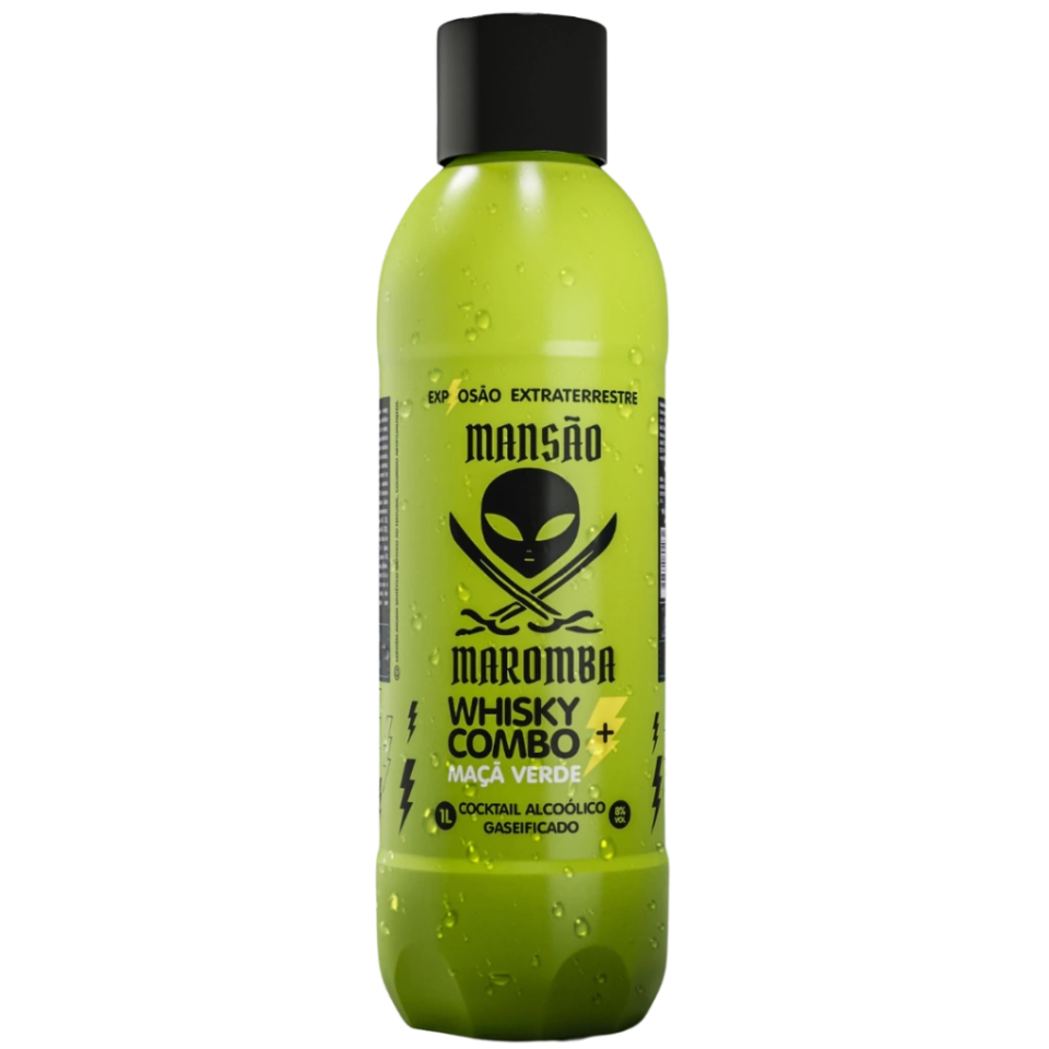 Mansão Maromba Whisky + Maçã - Verde 1L - 1