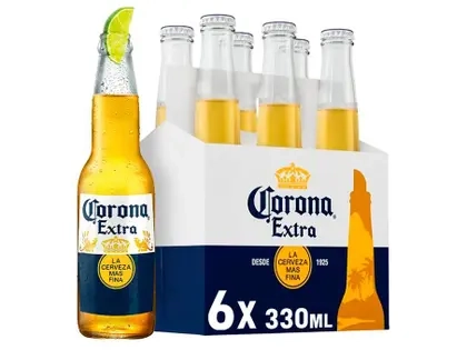 Cerveja Corona long Neck 6 Unidades 330 Ml  - 1