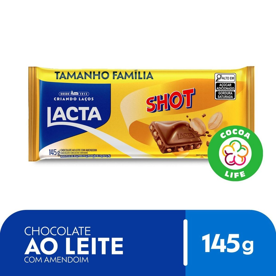 Chocolate Lacta Shot 145g