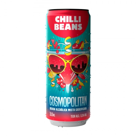 Bebida Alcoólica Chilli Beans Drinks Cosmopolitan Lata 310ml - 1