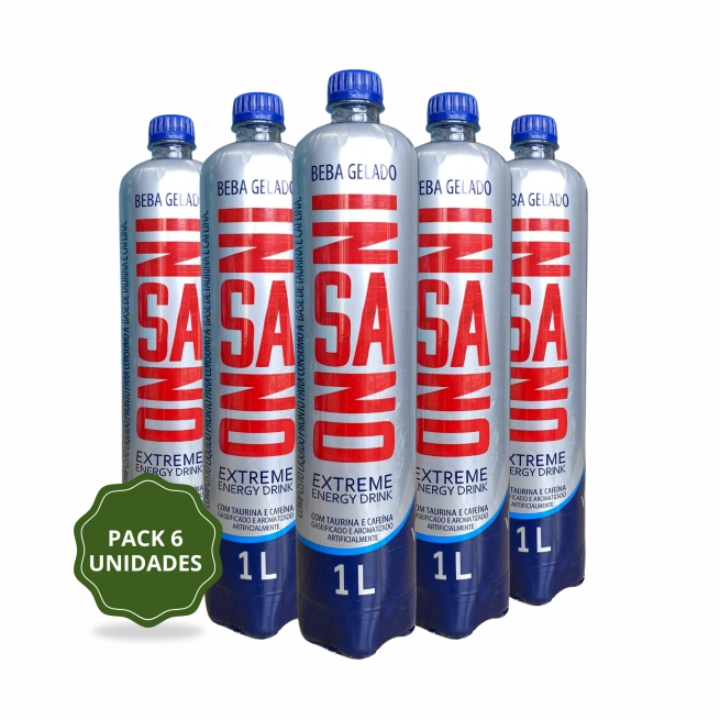 Energético Insano 6 Unidades 1L