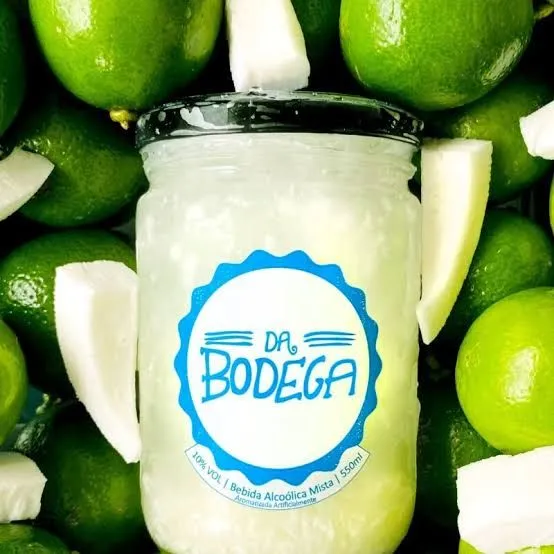 Caipirinha Com Pedaços de CoCo Com Limão 550 ml  - 1